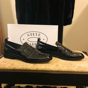 👞 Steve Madden Judith-Black Crocodile 🐊